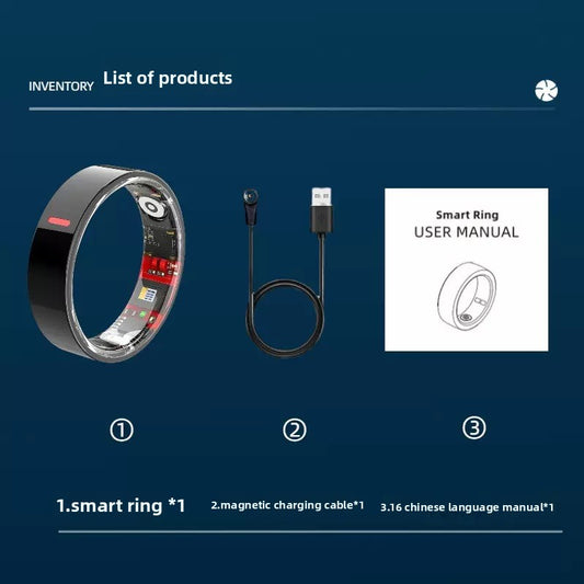Smart Health Monitoring Ring with Bluetooth Connectivity