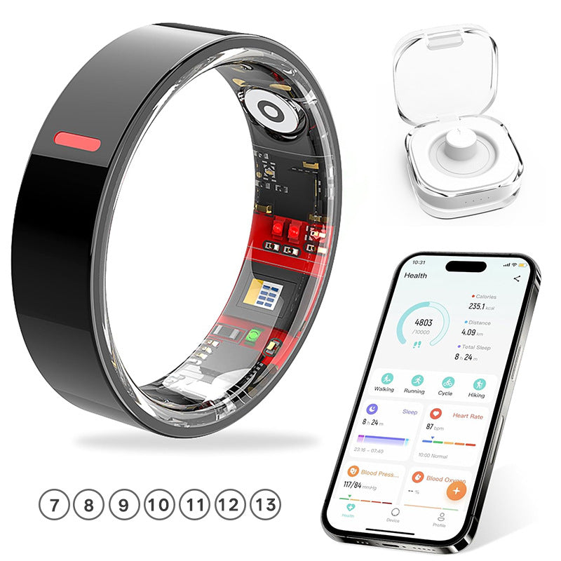 Smart Health Monitoring Ring with Bluetooth Connectivity